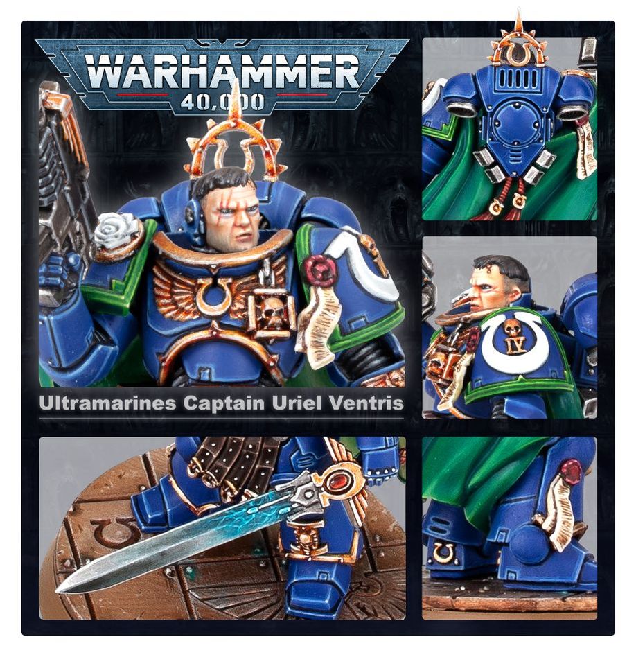 Warhammer 40k - Ultramarines Captain Uriel Ventris