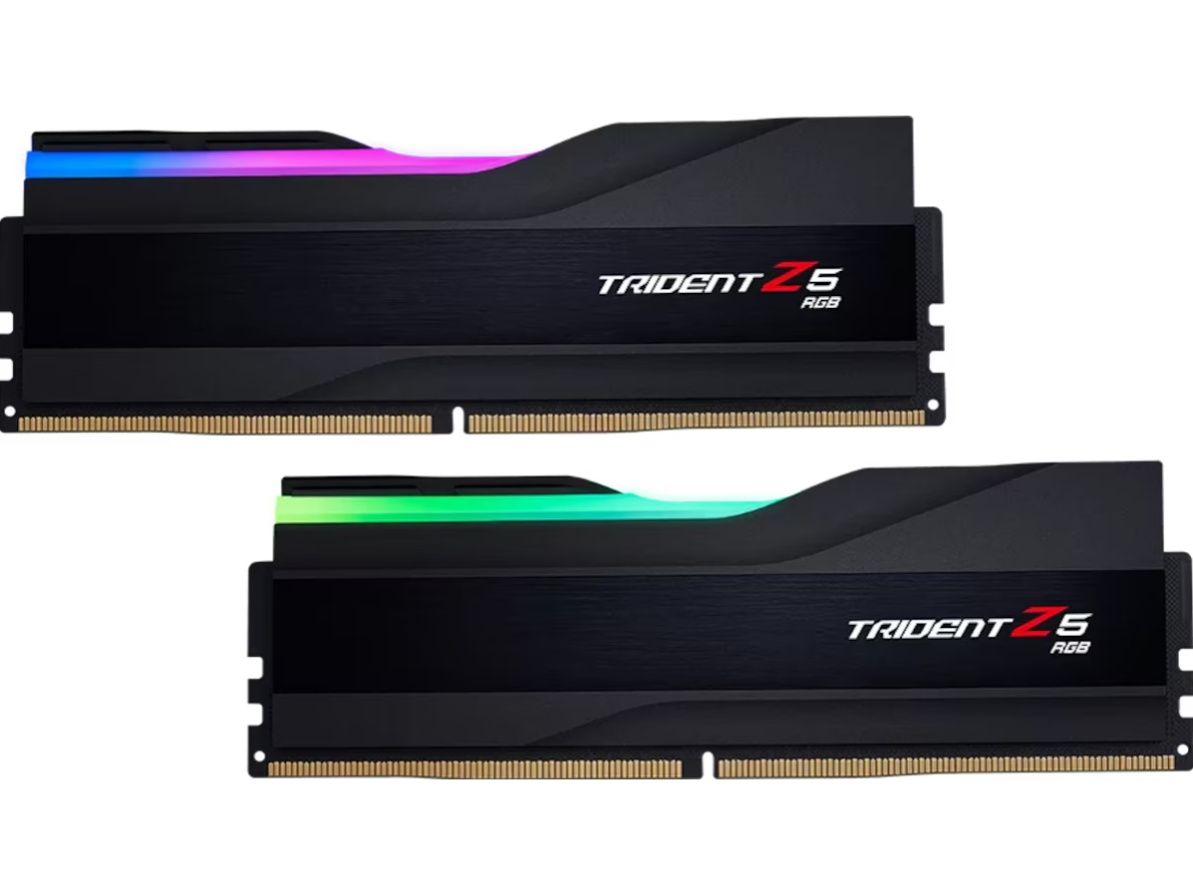 G.Skill Trident Z5 RGB DDR5-6400 – 32GB (2x16GB) – CL32 – Dual Channel – Intel XMP – Svart med RGB
