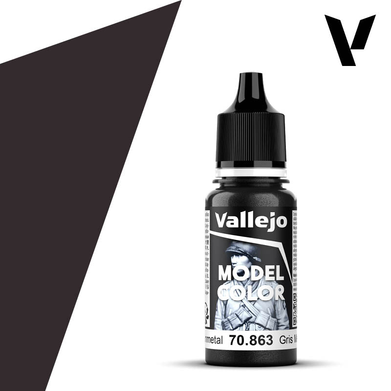 Vallejo Model Color: Gunmetal 18ml