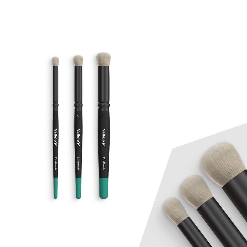 Vallejo Brush - Dry Set (S/M/L)