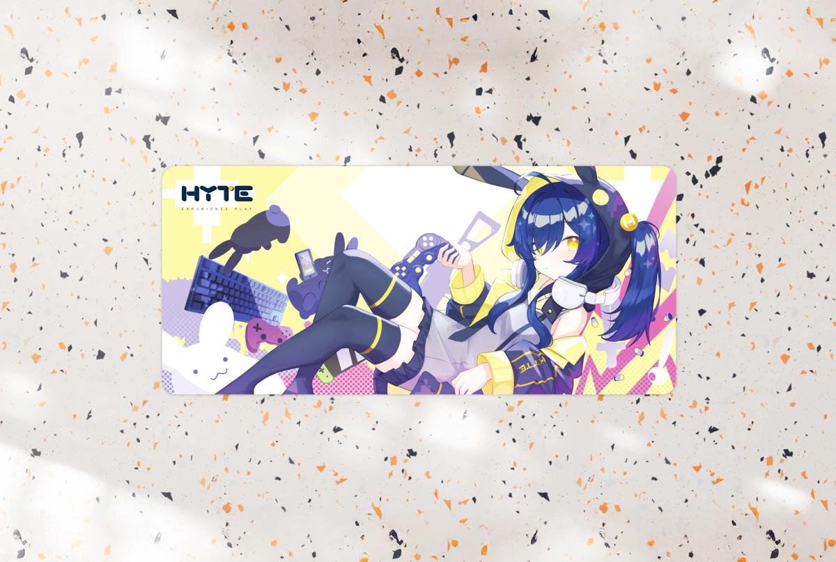 HYTE Bunny Splash Mousepad - 900 x 400