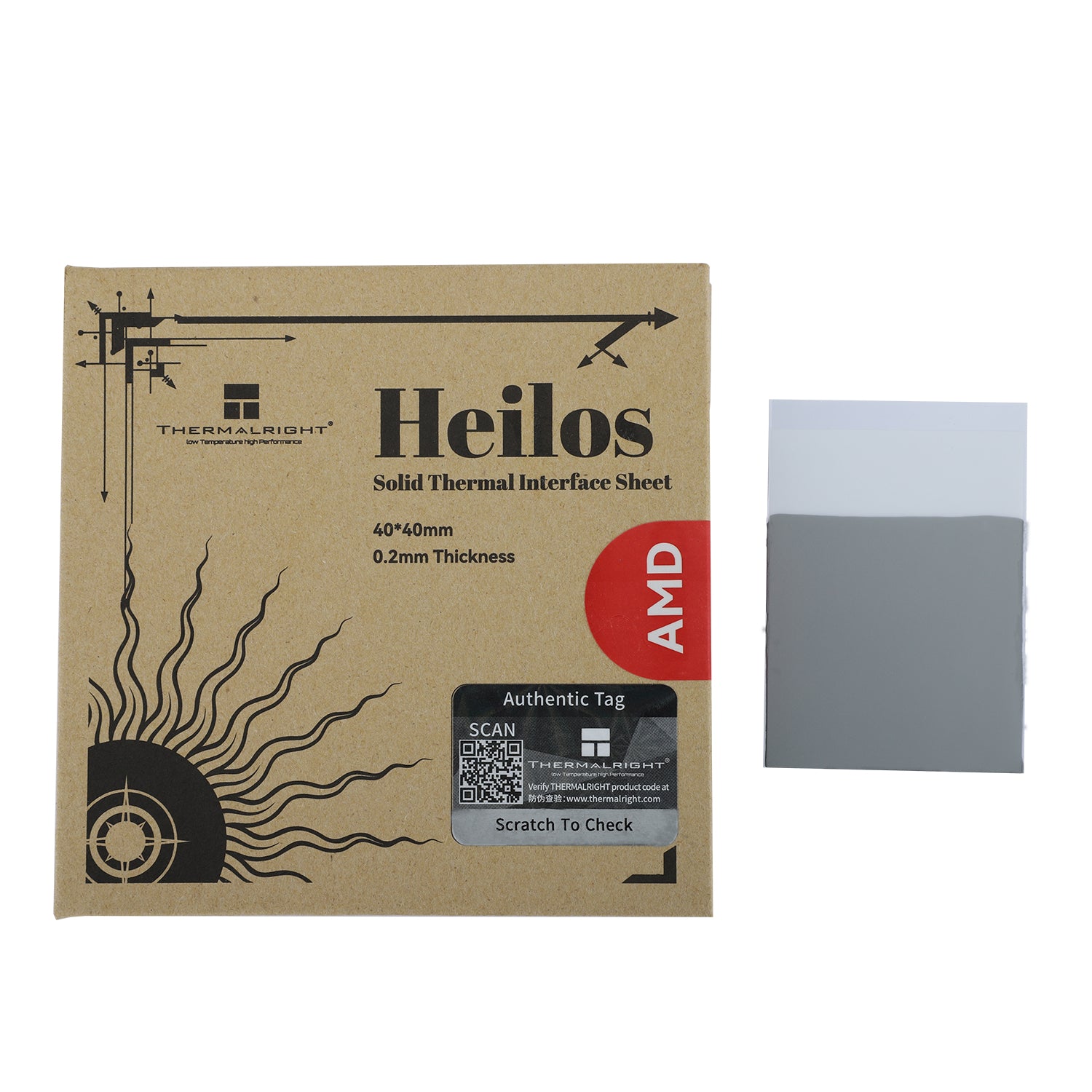 Thermalright Heilos AMD 40x40x0.2mm - thermal pad