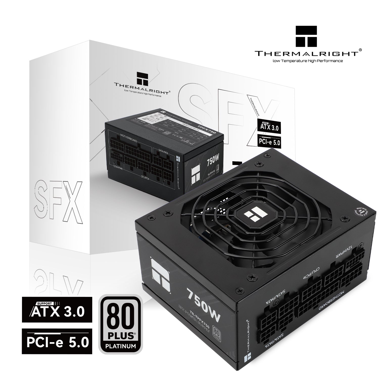 Thermalright TR-TPFX 750, 80+ Platinum modular PSU, SFX