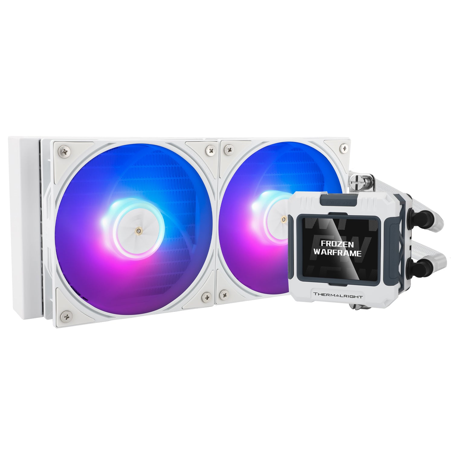 Thermalright Frozen Warframe 240 White ARGB - AIO, 240mm, LCD