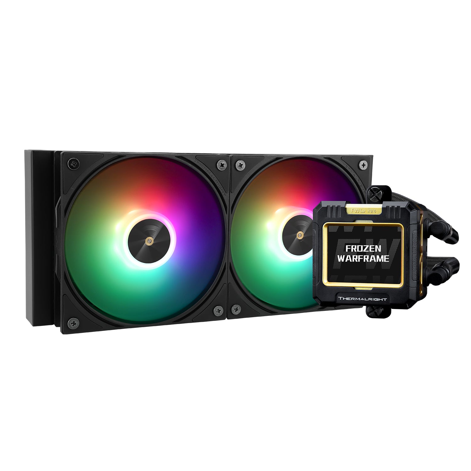 Thermalright Frozen Warframe 240 Black ARGB - AIO, 240mm, LCD