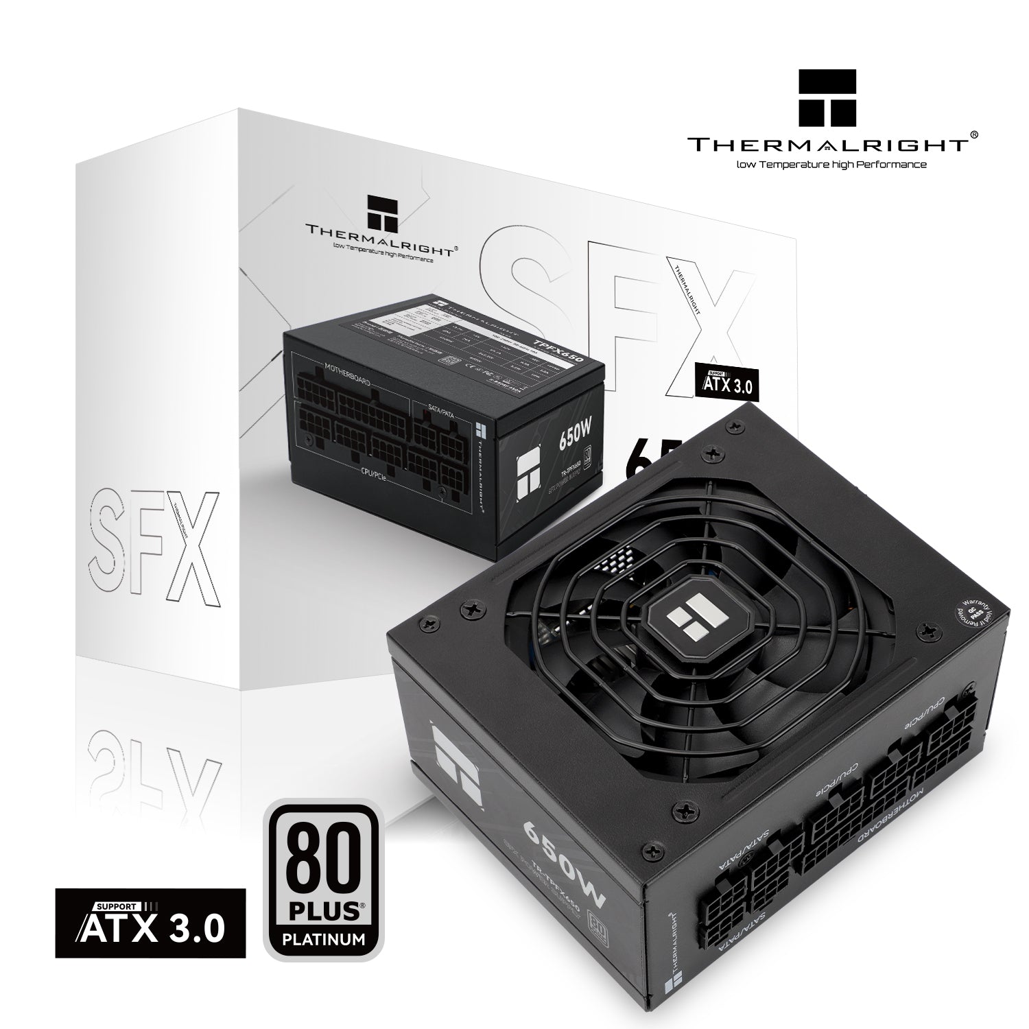 Thermalright TR-TPFX 650, 80+ Platinum modular PSU, SFX