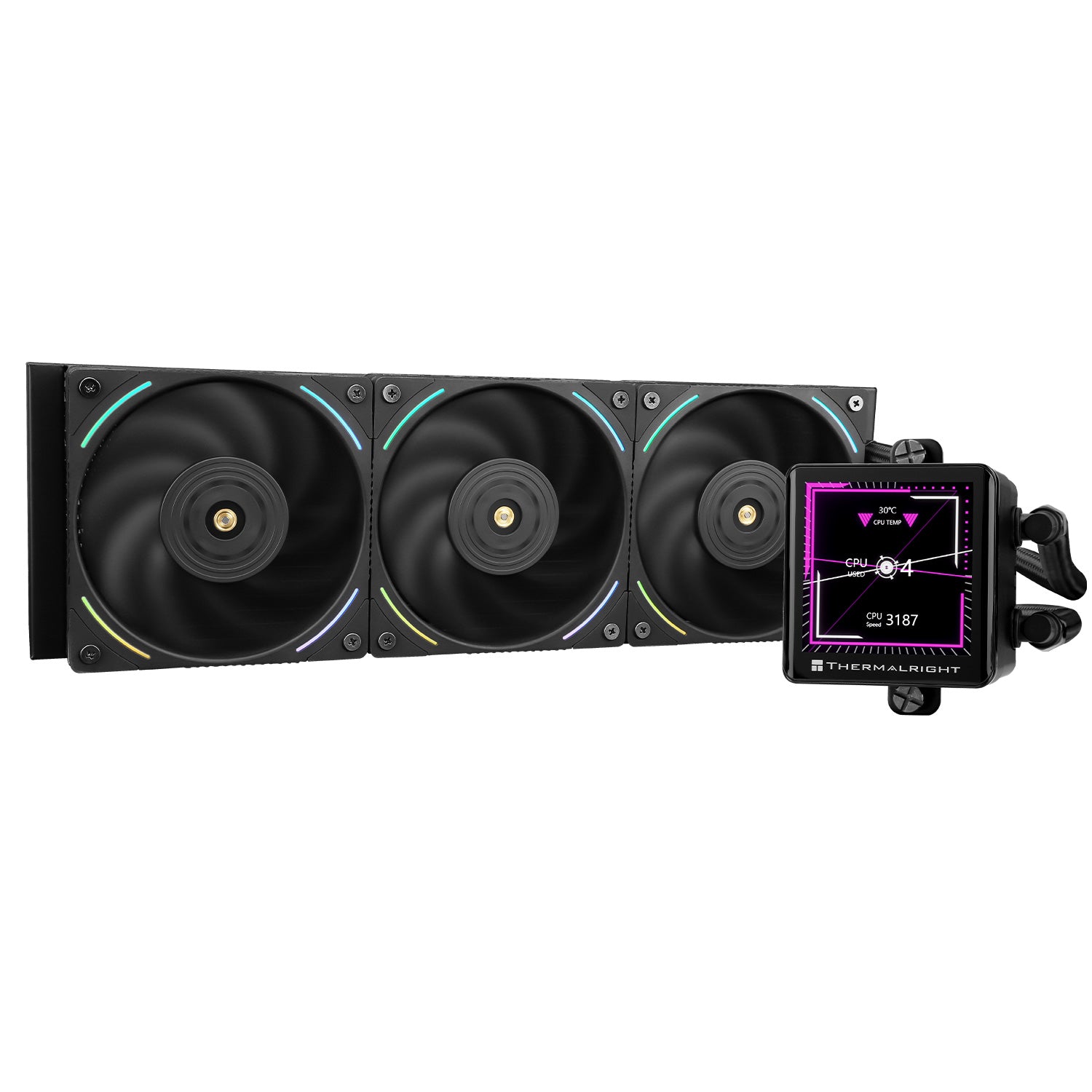 Thermalright Frozen Vision 360 Black - AIO, 360mm, LCD