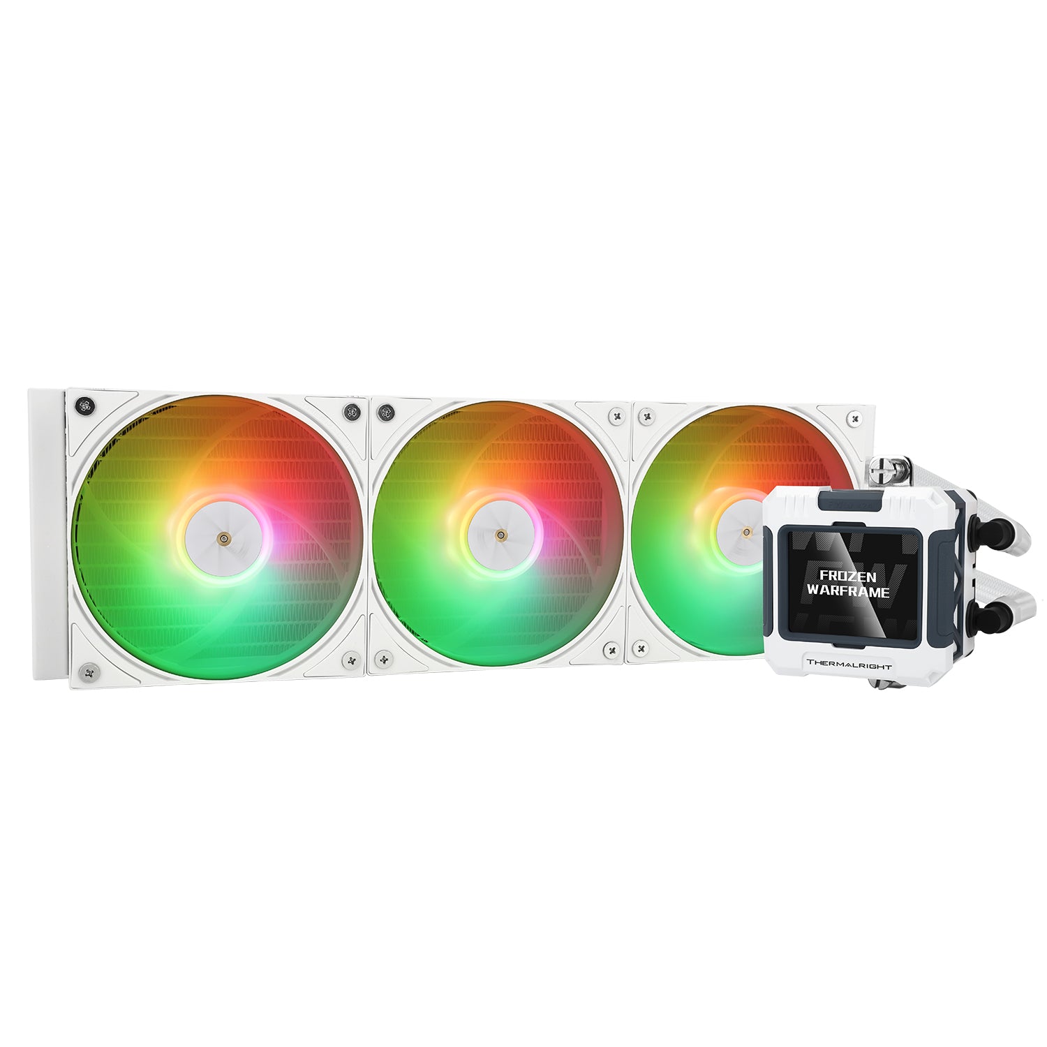 Thermalright Frozen Warframe 360 White ARGB - AIO, 360mm, LCD