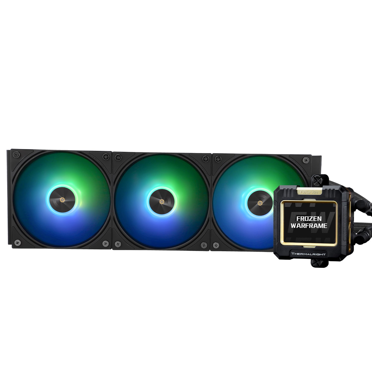 Thermalright Frozen Warframe 360 Black ARGB - AIO, 360mm, LCD