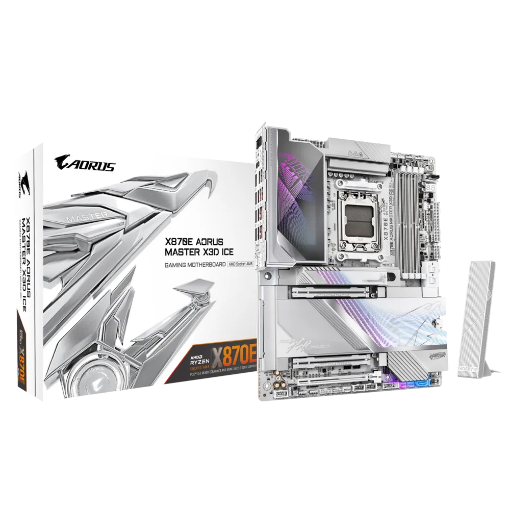Gigabyte X870E AORUS MASTER X3D ICE