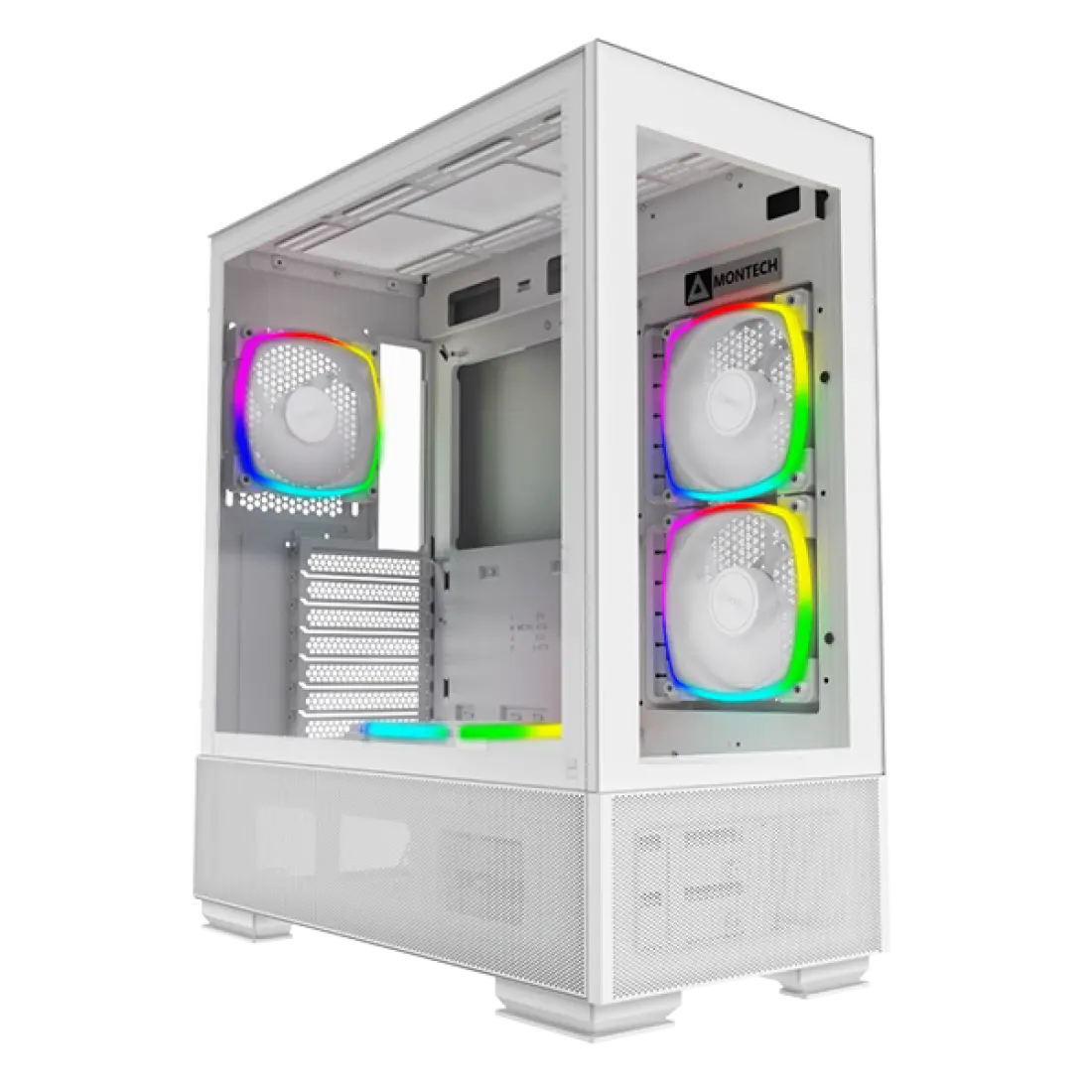 Montech Sky Two White - Midi-tower, E-ATX, 4x ARGB PWM fans