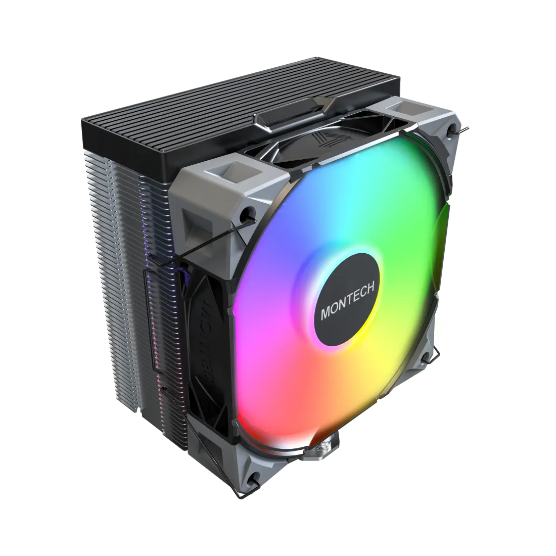 Montech NX400 ARGB, single tower, 4 HP CPU Cooler, Black