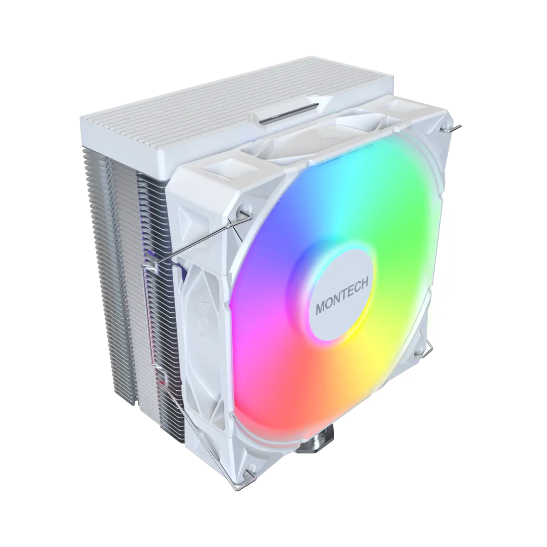 Montech NX400 ARGB, single tower, 4 HP CPU Cooler, White