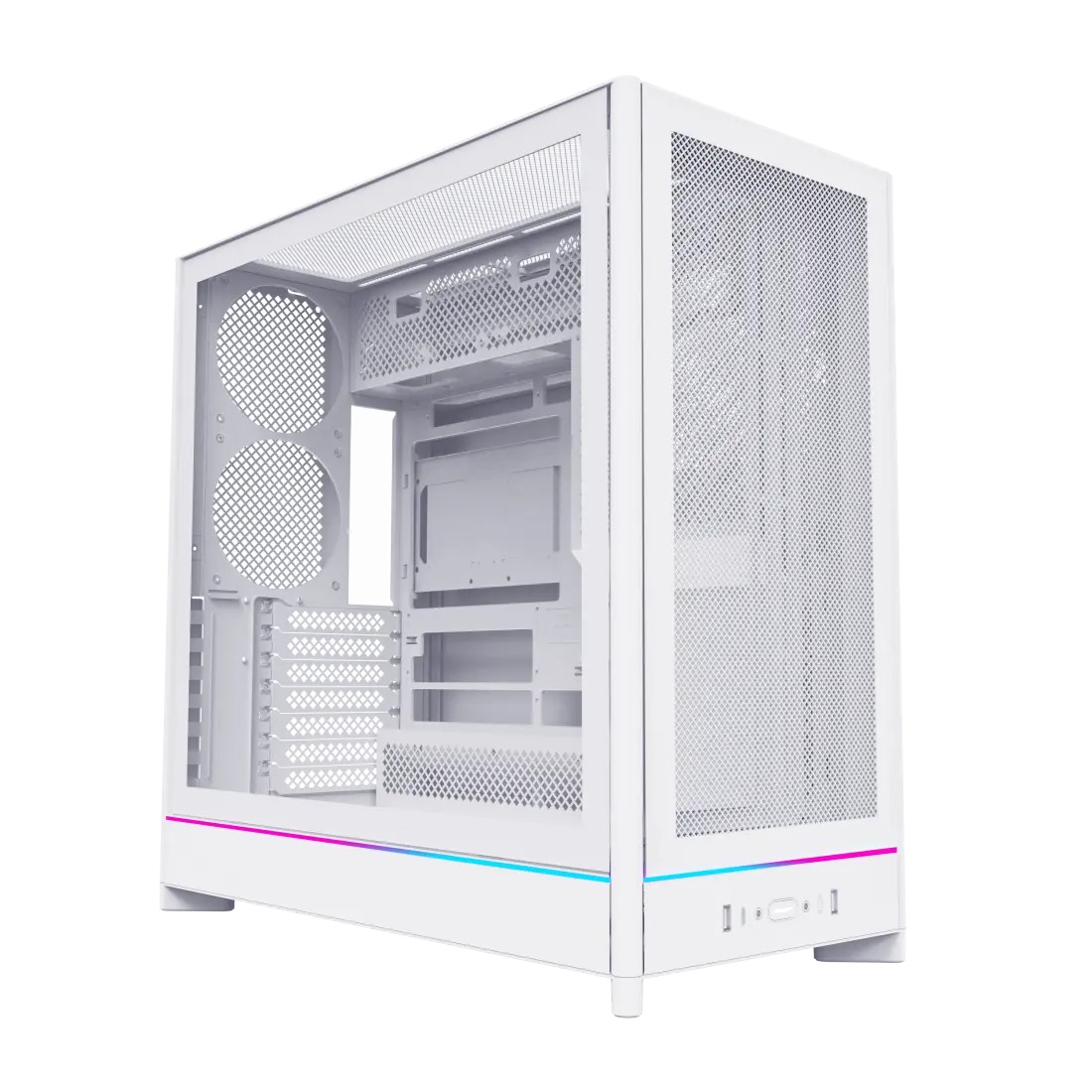 Montech HS01, Mesh front, ATX, no fans - White