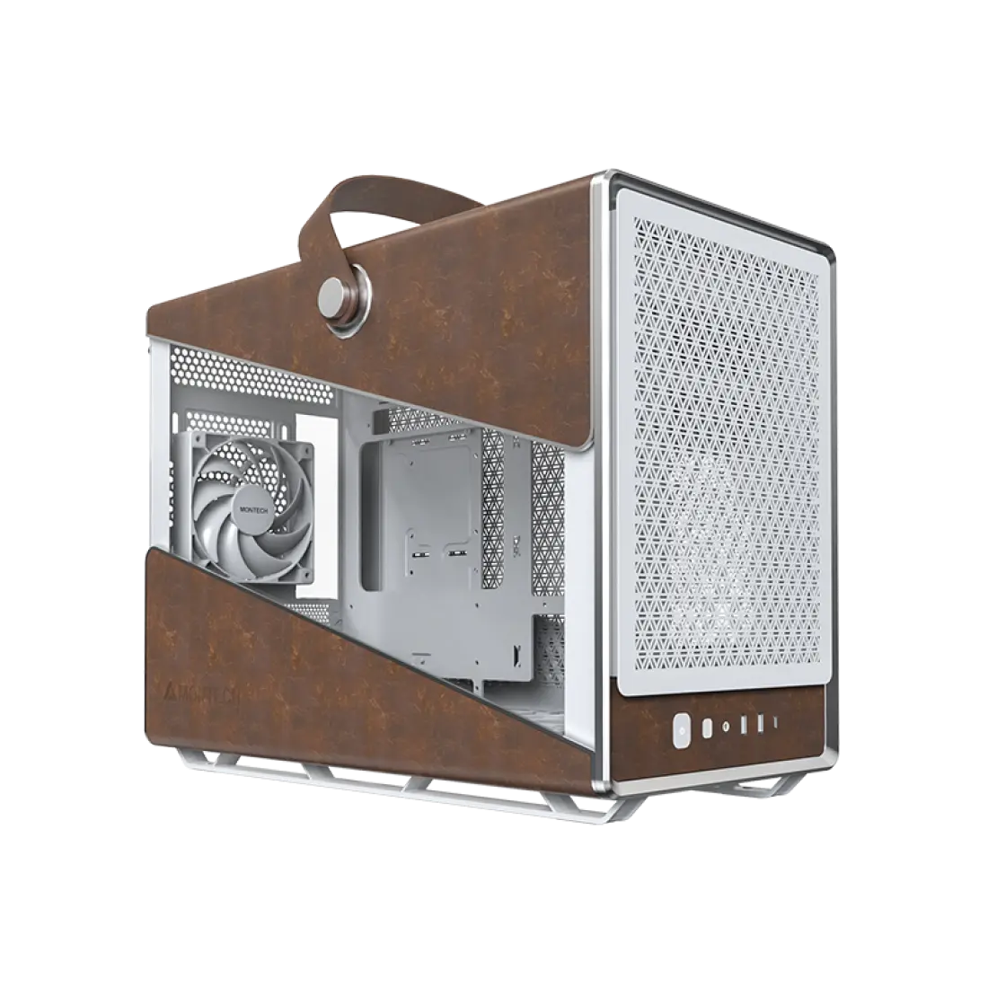 Montech Heritage PRO White, mATX w 4 Fans pre-installed