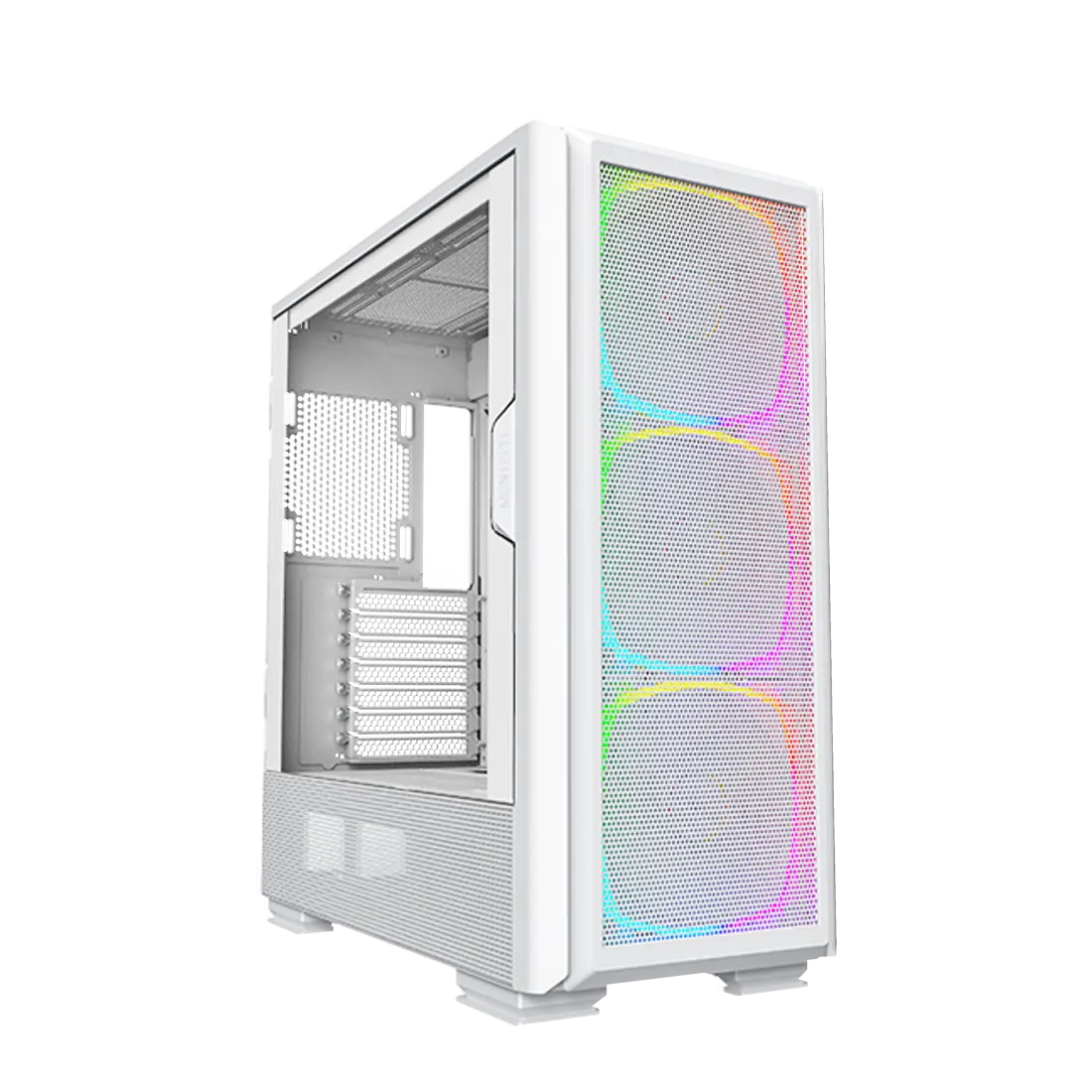 Montech Sky Two GX White - Midi-tower, E-ATX, 3x ARGB PWM fans