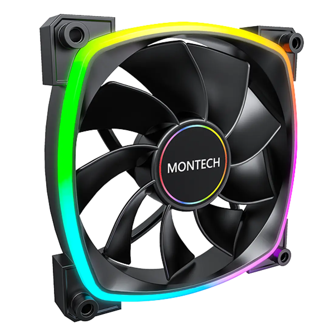 Montech RX140 PWM Black - 140mm ARGB Reverse