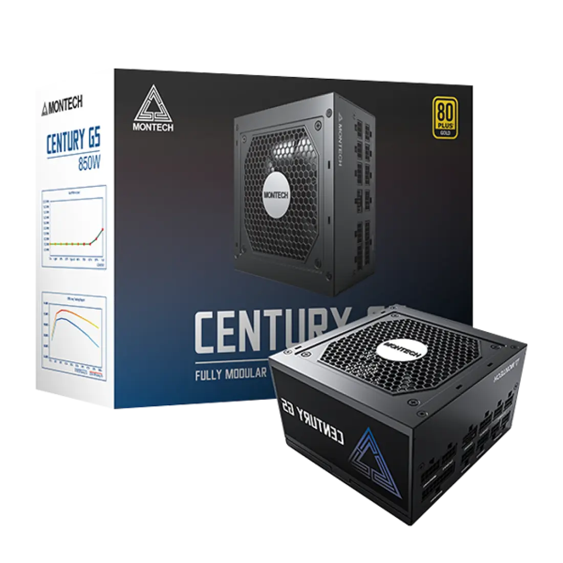 Montech CENTURY GOLD G5 850W, ATX 3.0