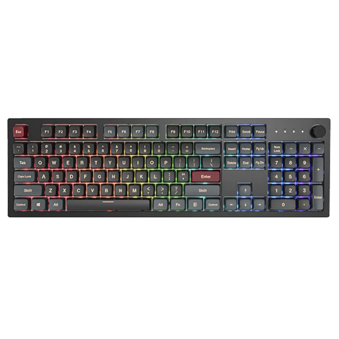 Montech MKey Fullsize Darkness - Gateron G Pro 2.0 Red - Nordic - Black/Red