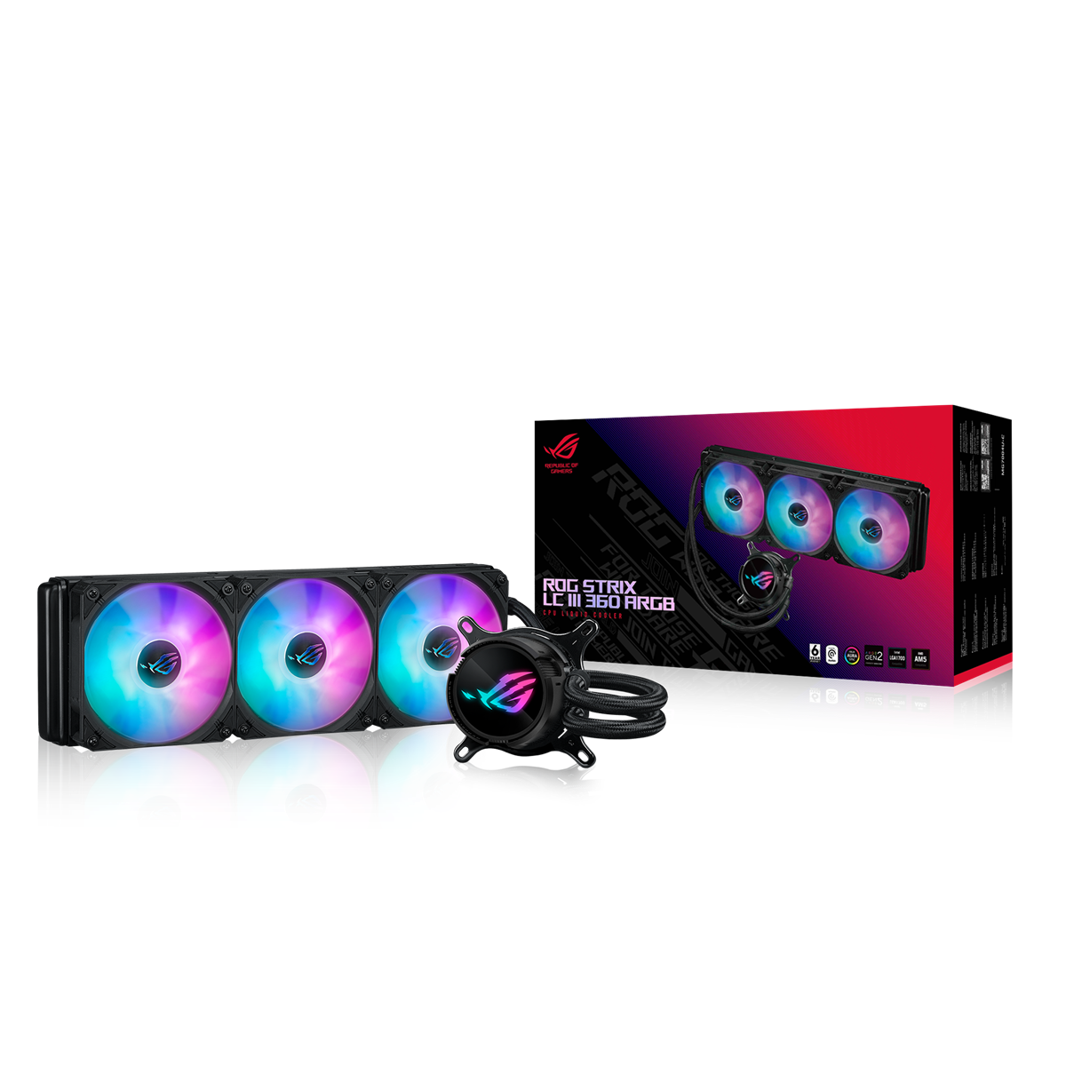 ASUS ROG STRIX LC III 360 ARGB AiO Liquid Cooler