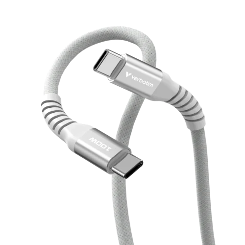 Sync & Charge USB C to USB C 100W Magnetic 120 cm - Grey