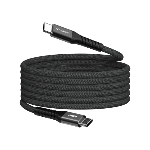 Sync & Charge USB-C to USB-C 60W Magnetic 120 cm - Black