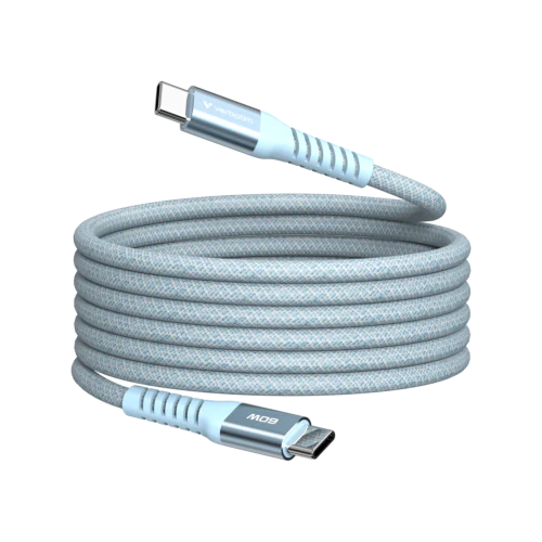 Sync & Charge USB-C to USB-C 60W Magnetic 120 cm - Blue