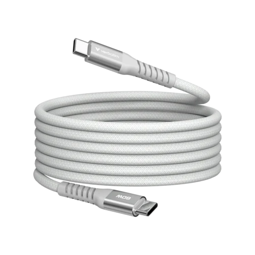 Sync & Charge USB-C to USB-C 60W Magnetic 120 cm - Grey