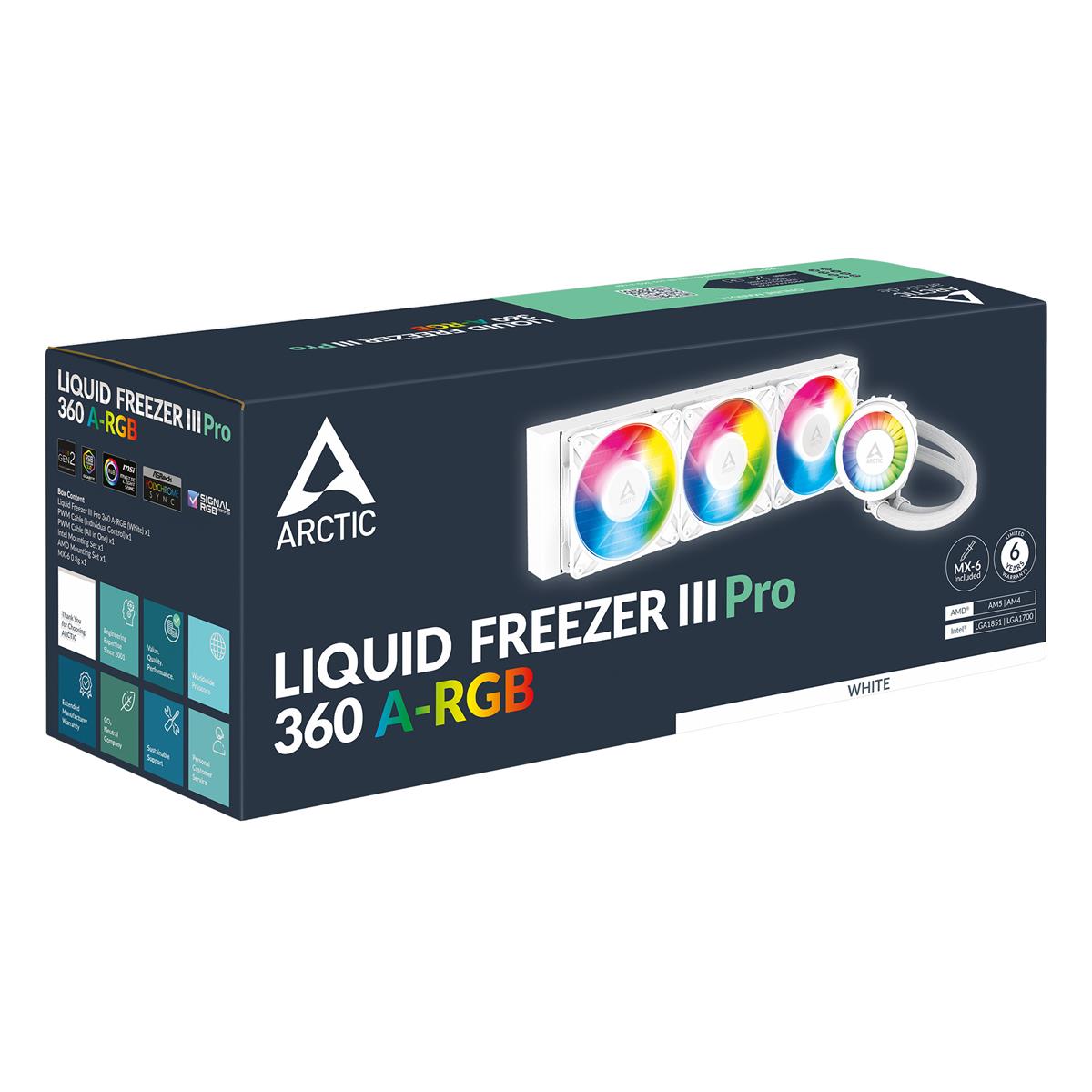 ARCTIC Liquid Freezer III PRO 360 A-RGB (White)