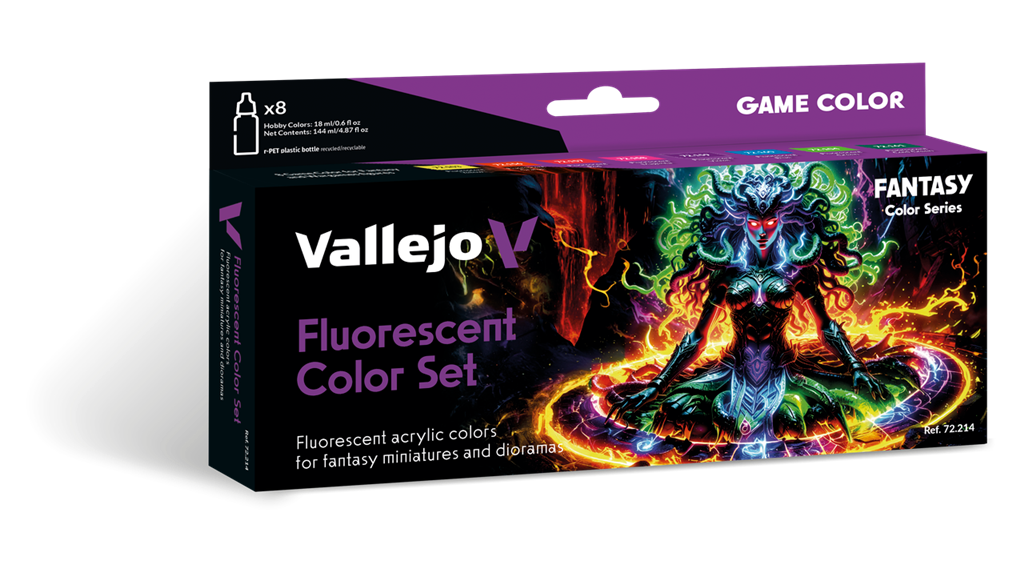 Vallejo - Game Color - Fluorescent Color Set