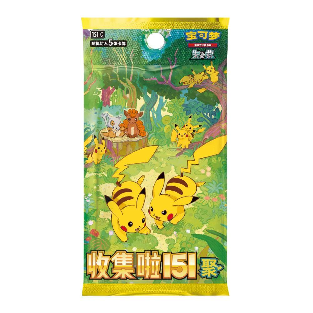 Pokémon Collect 151 Gathering Slim Booster Pack (151C) – Kinesisk