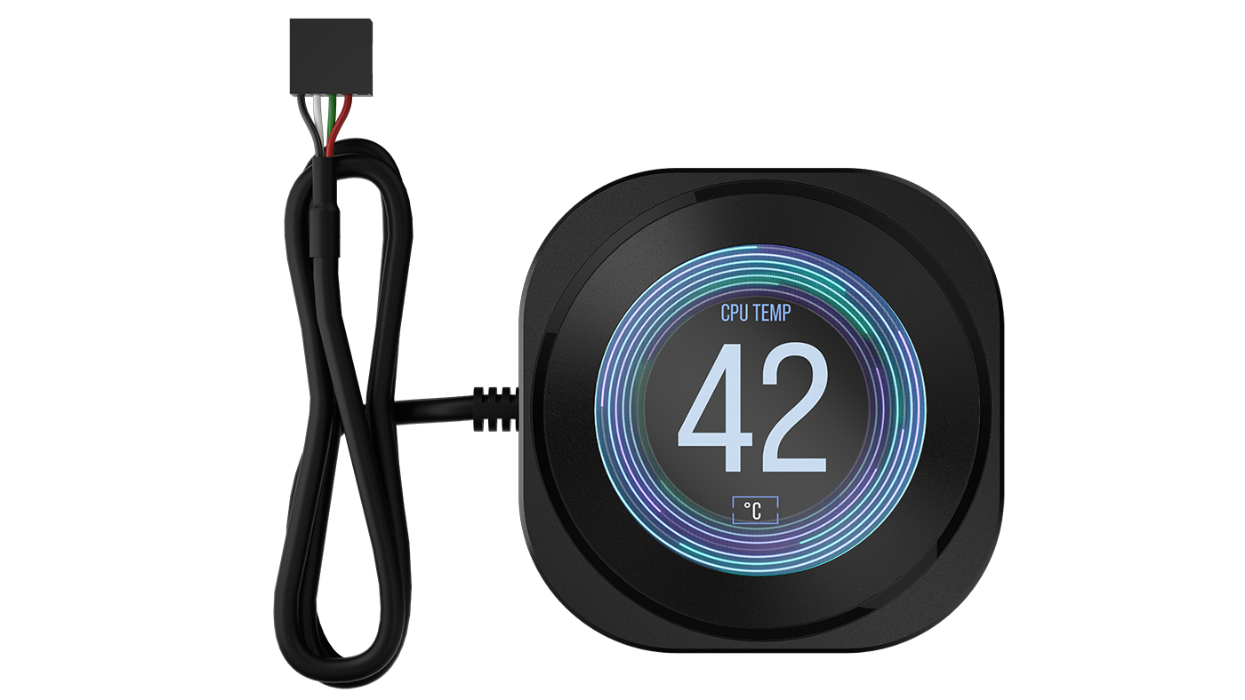 CORSAIR NAUTILUS LCD Module, 2.1"" IPS Display, Black