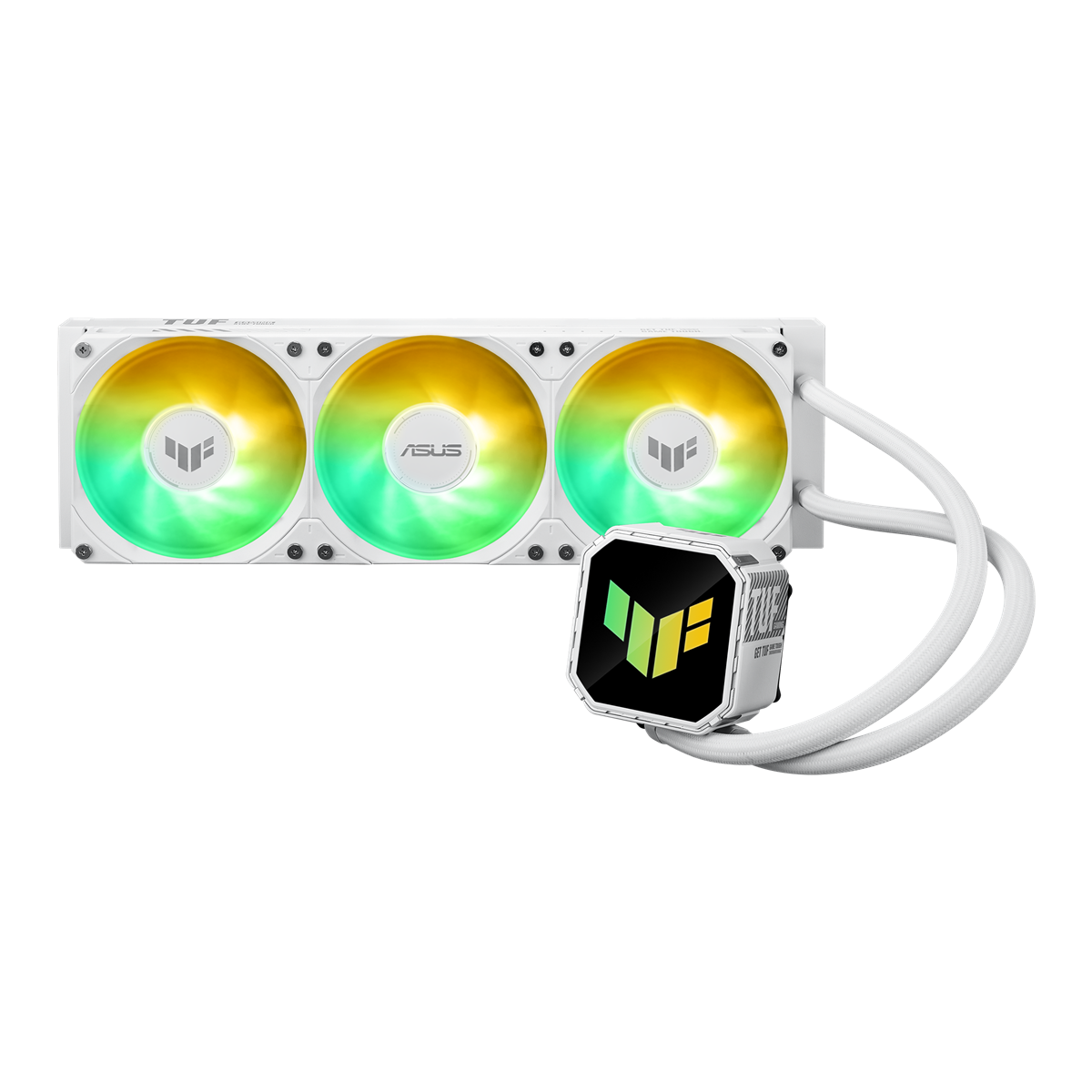 ASUS TUF GAMING LC III 360 Addressable RGB AiO Liquid Cooler White Edition