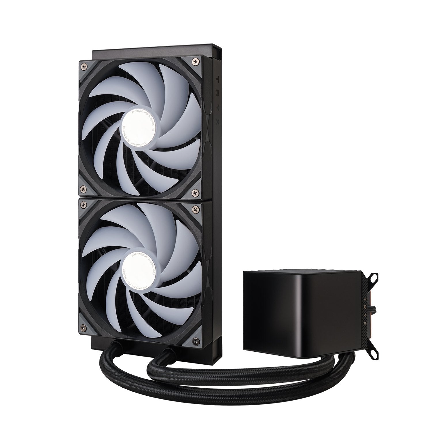 TRYX PANORAMA 280mm AIO Liquid Cooler ARGB Black