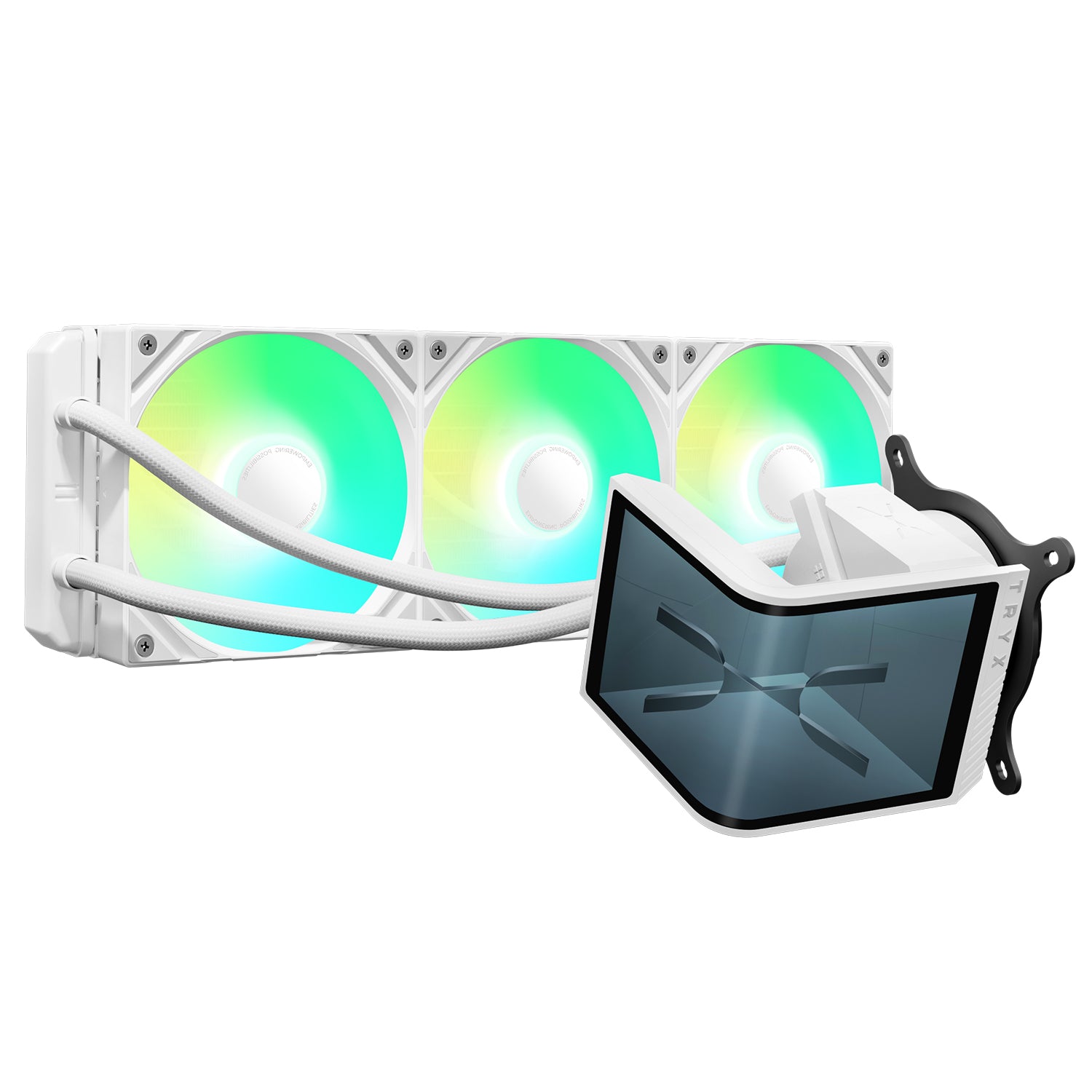 TRYX PANORAMA SE 360 mm AIO Liquid Cooler ARGB White