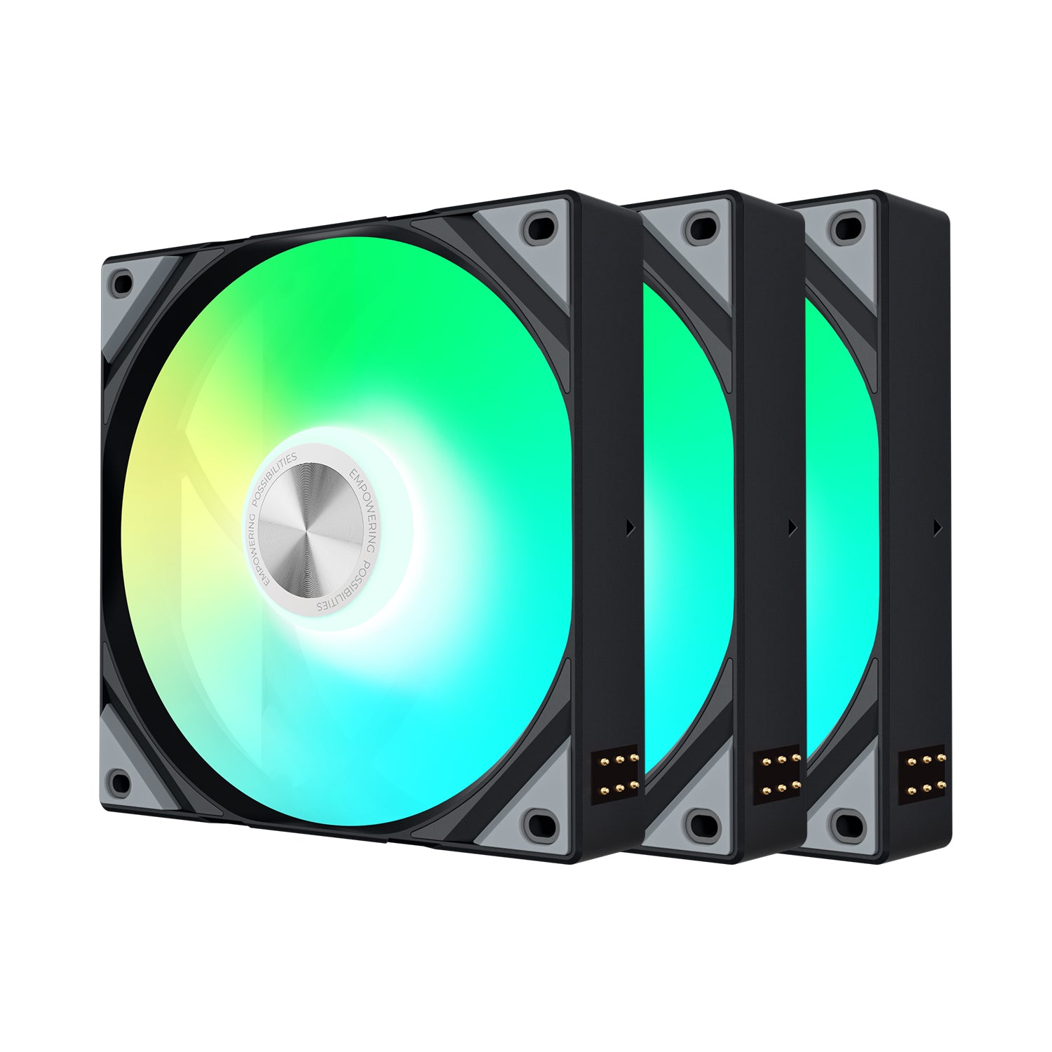 TRYX ROTA SL ARGB 120mm Fan Triple Pack Black
