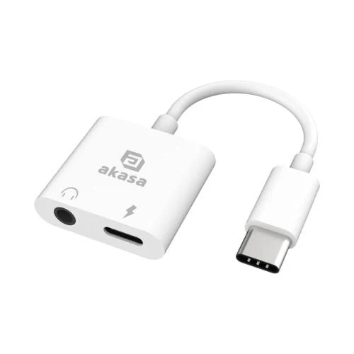 USB Type-C to 3.5mm Headphone Jack & PD 15W charging port