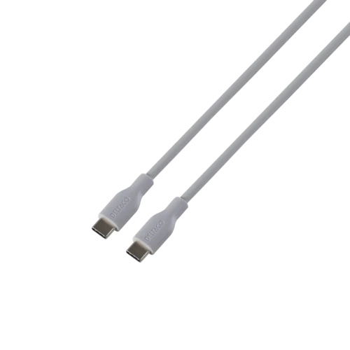 USB-C - C USB2.0 SPR Cable, silicone, 1,5m, Grey