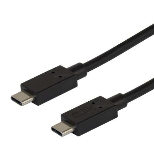 USB 2.0 charging cable, EPR 240W, 2,0m, black