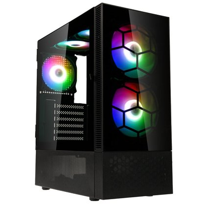 Kolink Observatory MX Glass ARGB Midi Tower Case - Black