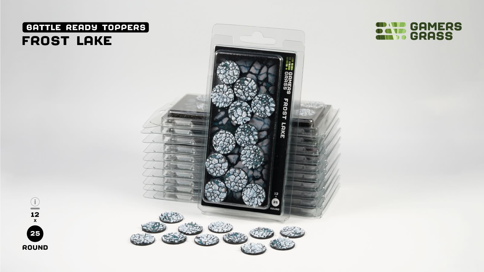 Frost Lake Round 25mm (x12)