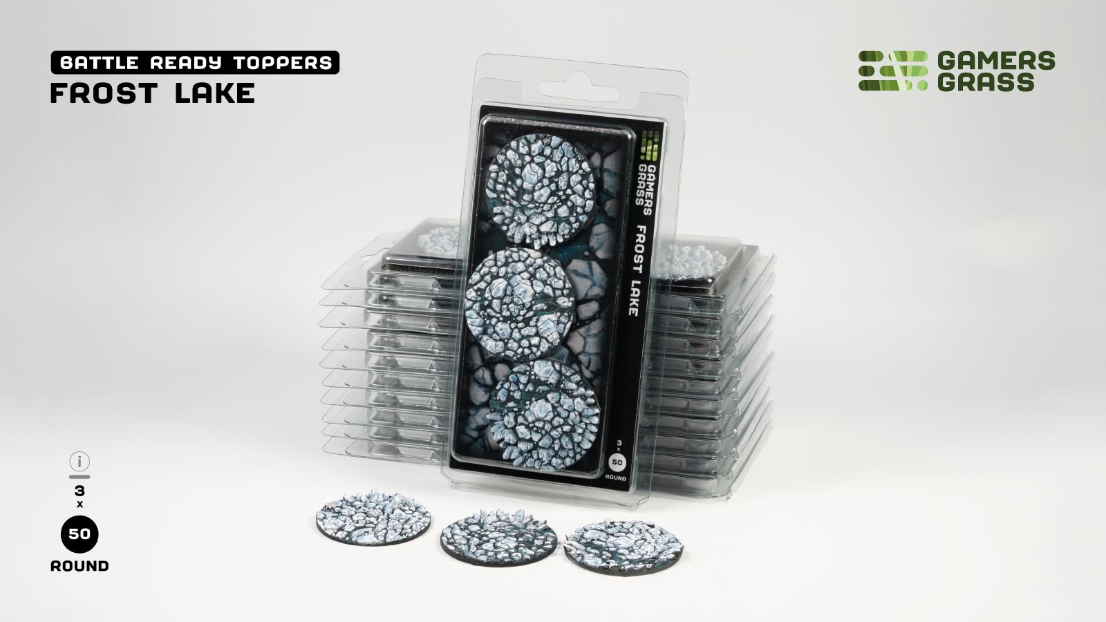 Frost Lake Round 50mm (x3)