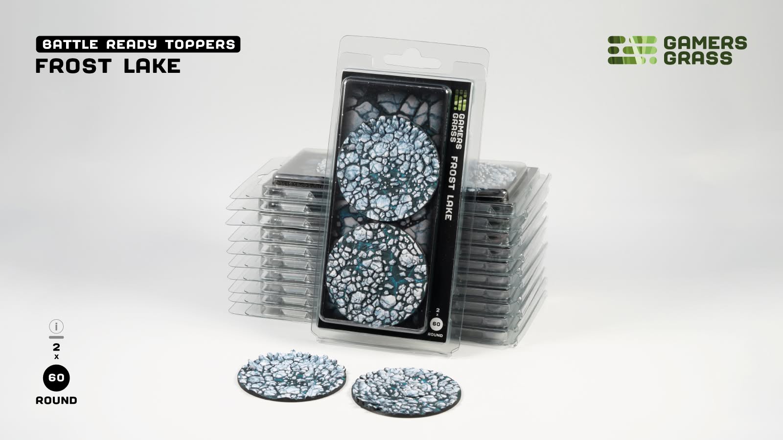 Frost Lake Round 60mm (x2)