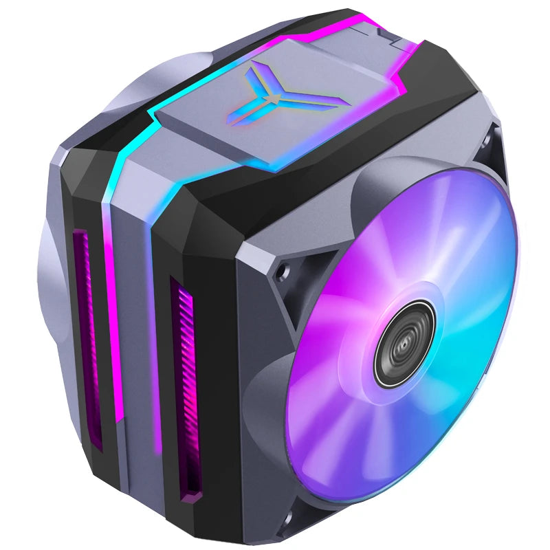 Jonsbo CR-1100 CPU-cooler, ARGB - 2x 120mm, grey