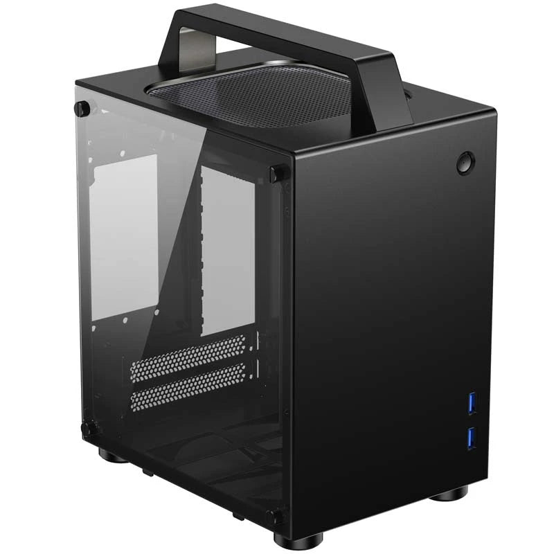 Jonsbo T8 Mini-Tower, Tempered Glass - black