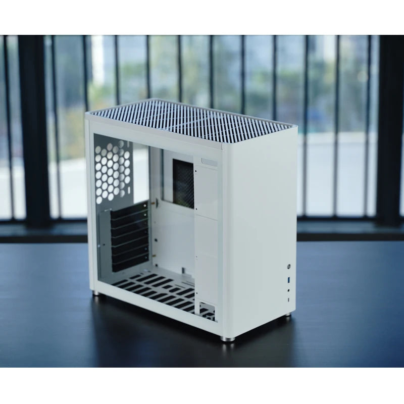 Jonsbo D40 ATX Case - Tempered Glass - WHite