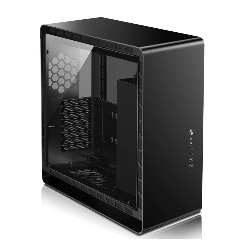 Jonsbo UMX6 Midi-Tower, Tempered Glass - black