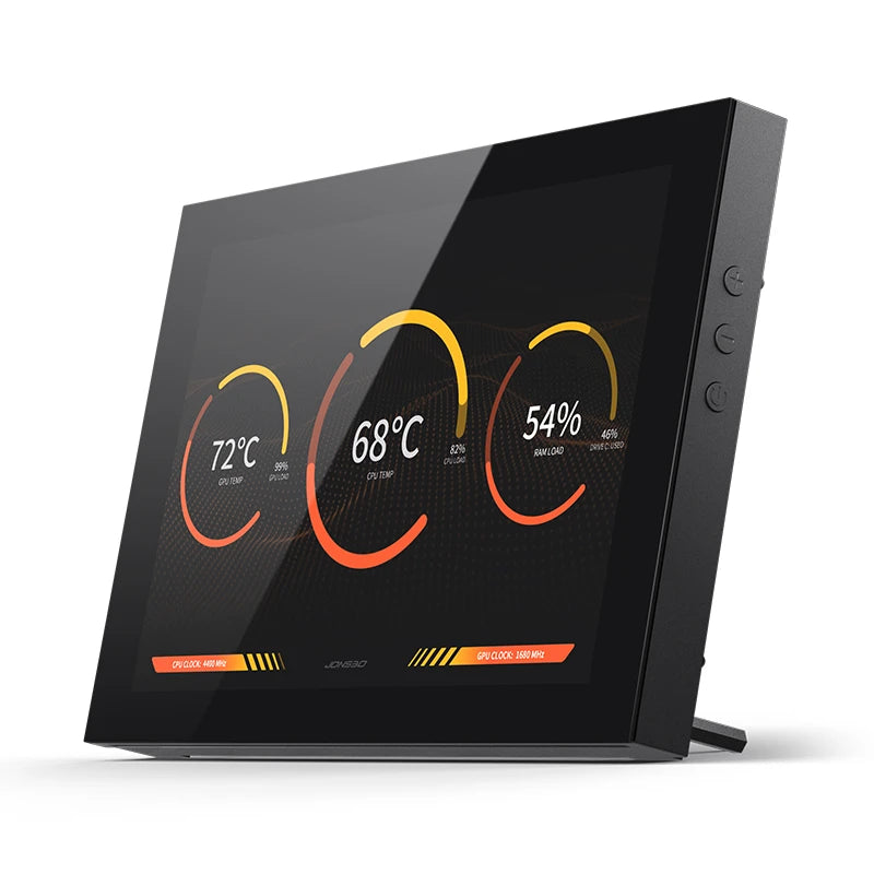 Jonsbo DS8 LCD-skærm Sort - 8"