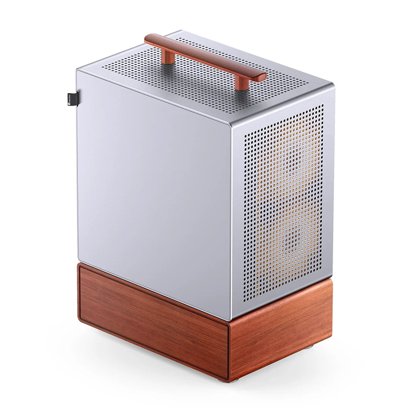 Jonsbo T7 Midi-tower, mATX, TG, Silver