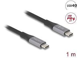 USB 40 Gbps Cable USB-C Male-Male PD 3.1 240W E-Marker 1m